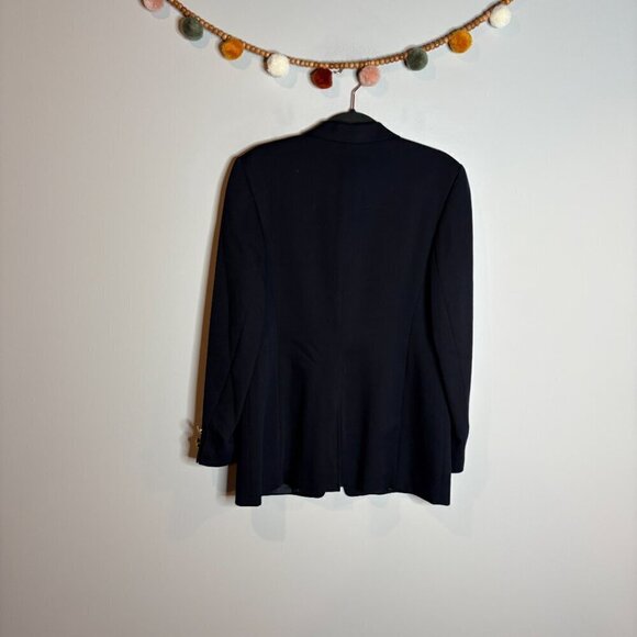 Basler navy blue wool blend blazer jacket - Picture 4 of 4